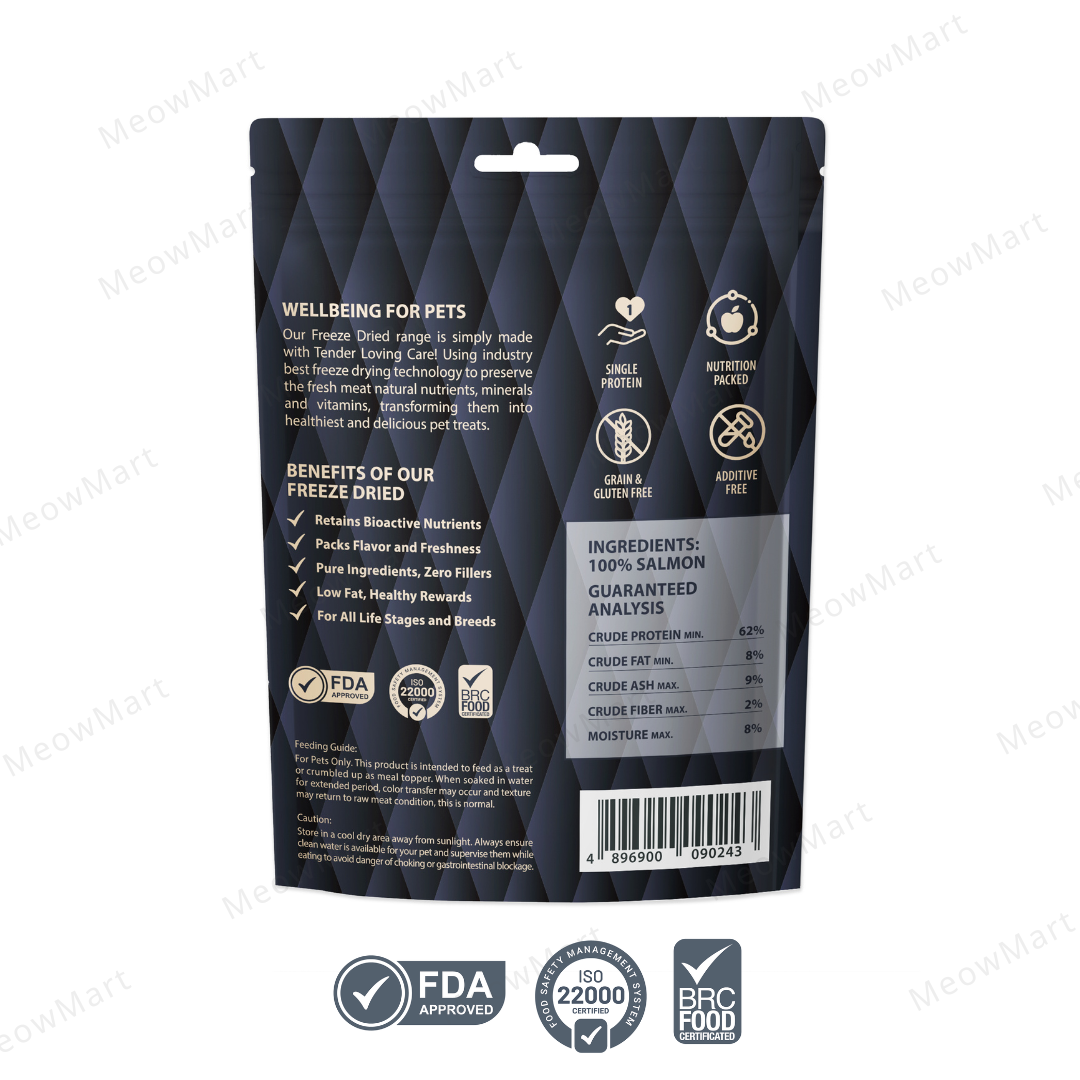 Homey Moments 凍乾三文魚粒 125g (貓狗適用)