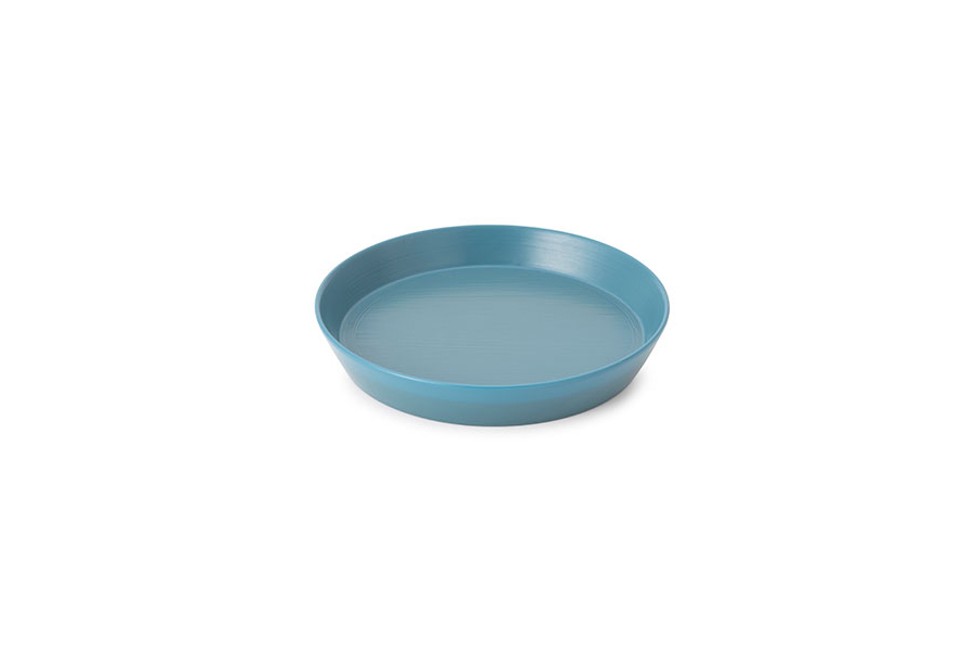 中川政七-RIN&CO. 越前硬漆平皿 / s / 灰藍03