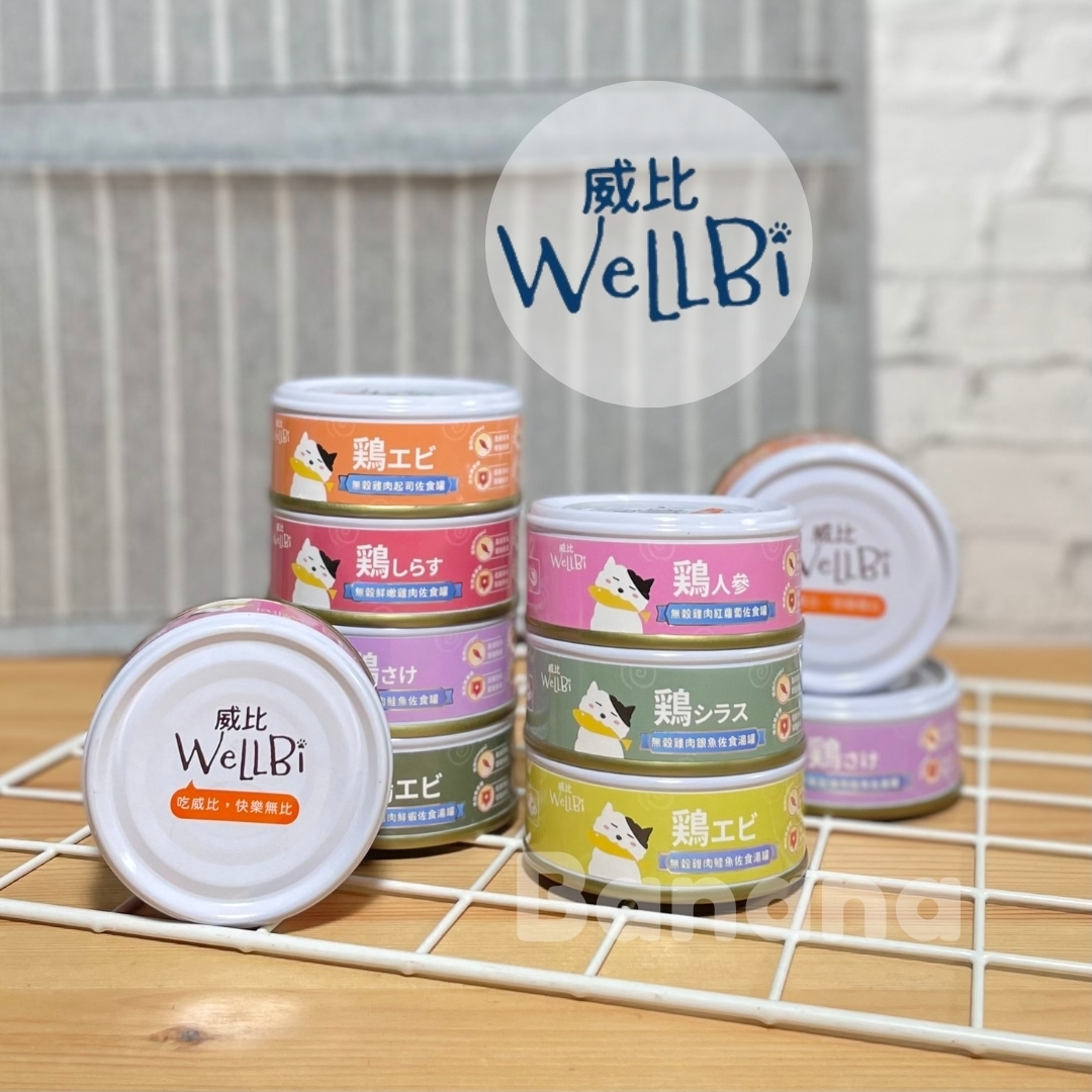 WellBi 威比｜威比無穀貓罐/湯罐 60g
