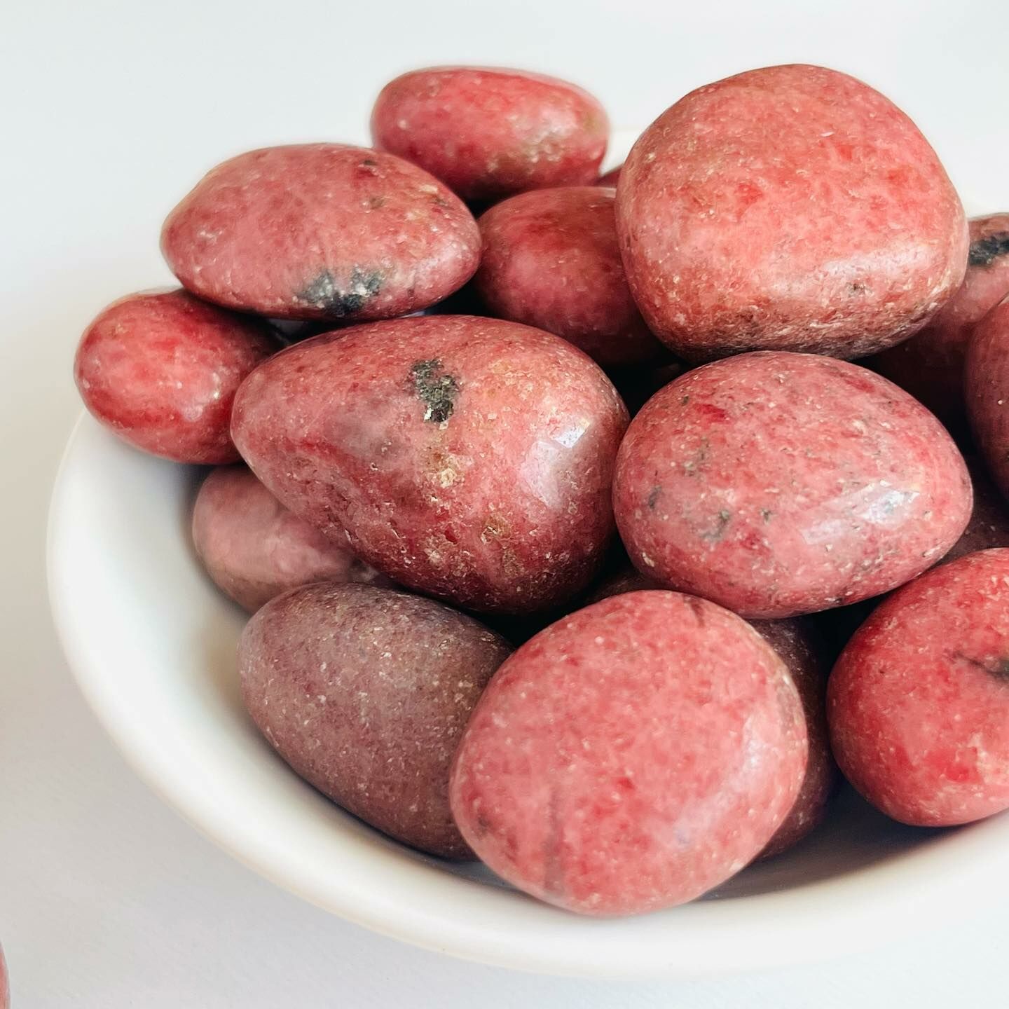 [原石] 薔薇輝石 水晶滾石