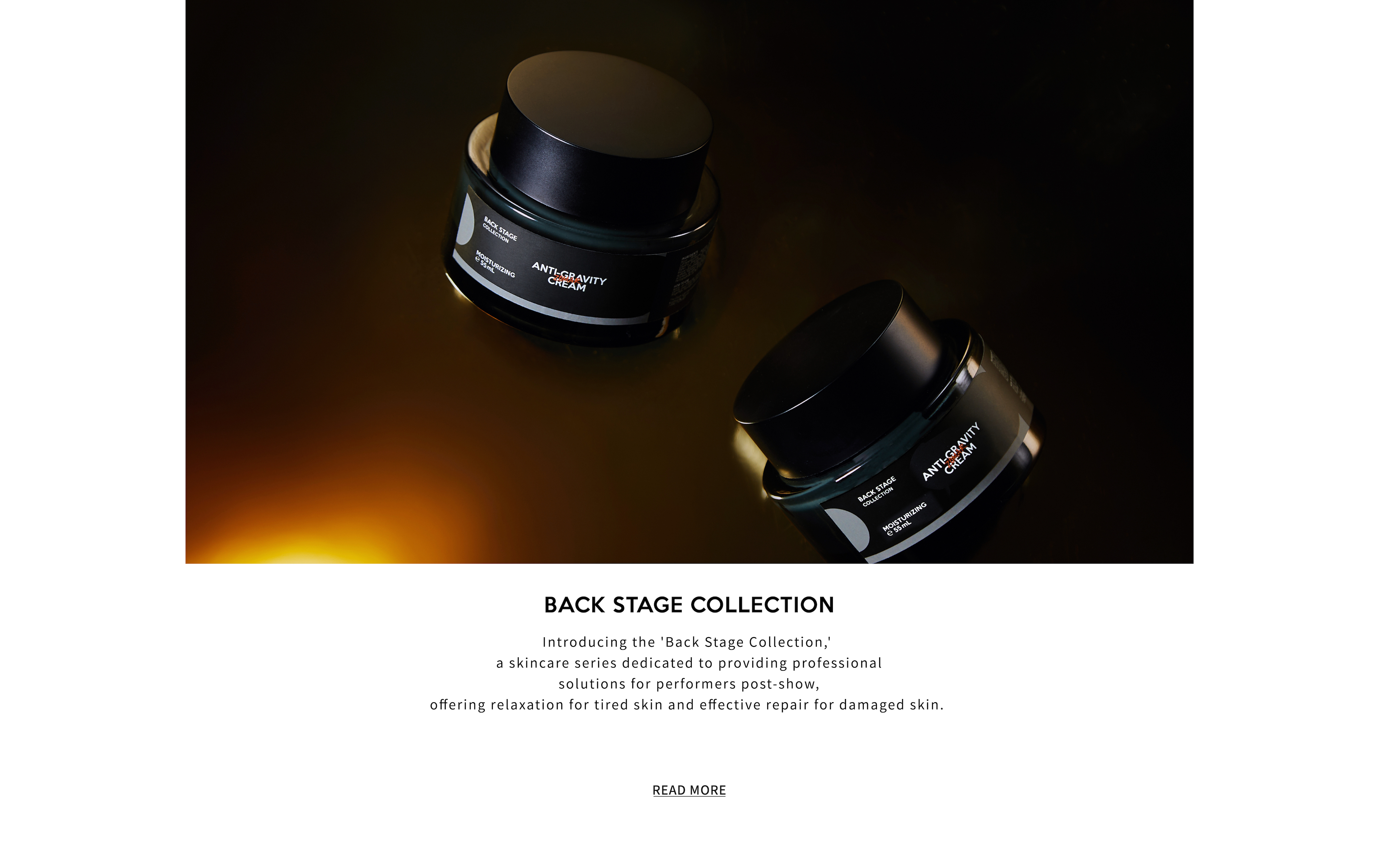 back stage collection