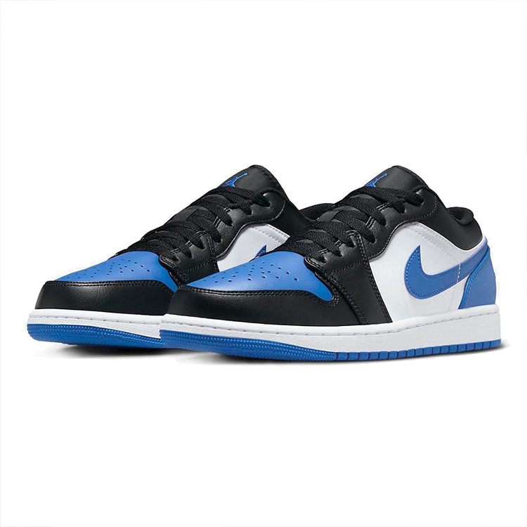 Air Jordan 1 Low " Blue Toe " 皇家黑藍 白腳趾 男鞋 553558-140