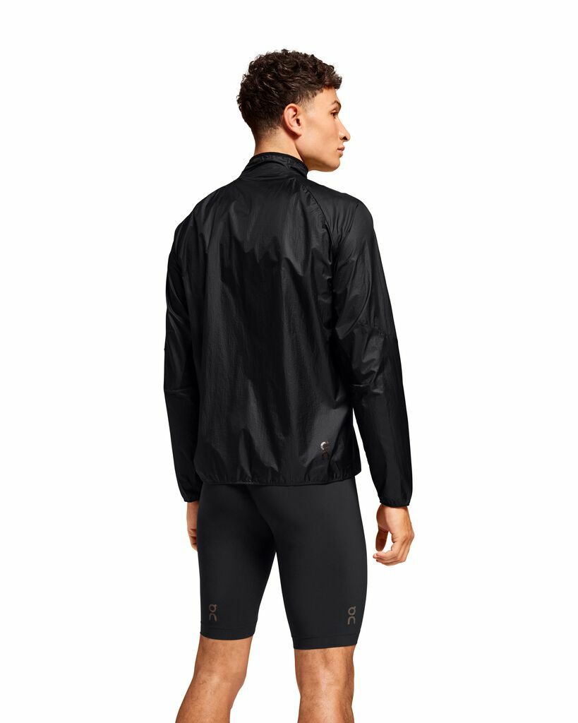 RUN | On Zero Jacket - Black (M) 超輕薄男裝防水跑步運動風衣