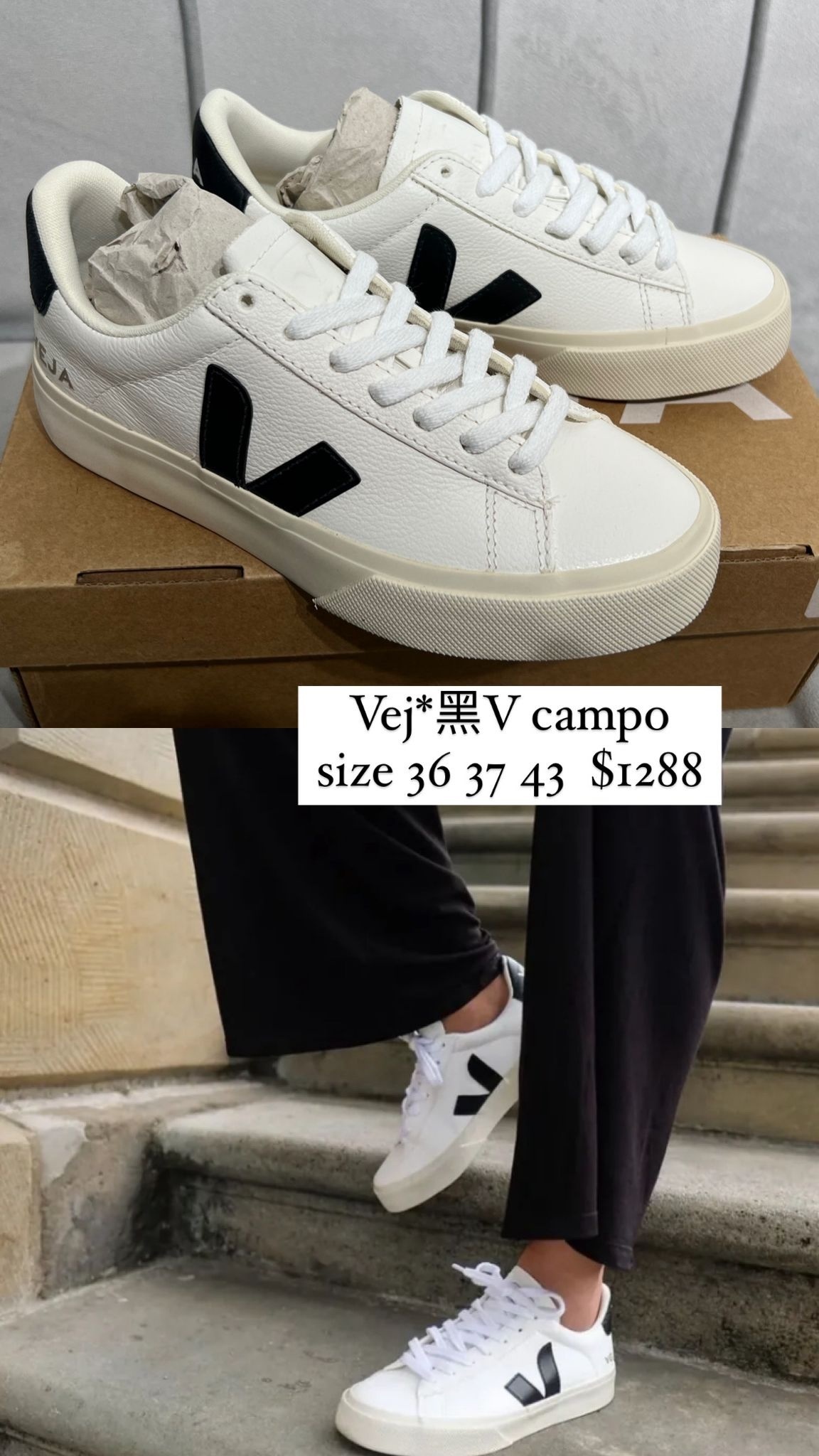 Veja campo black -M