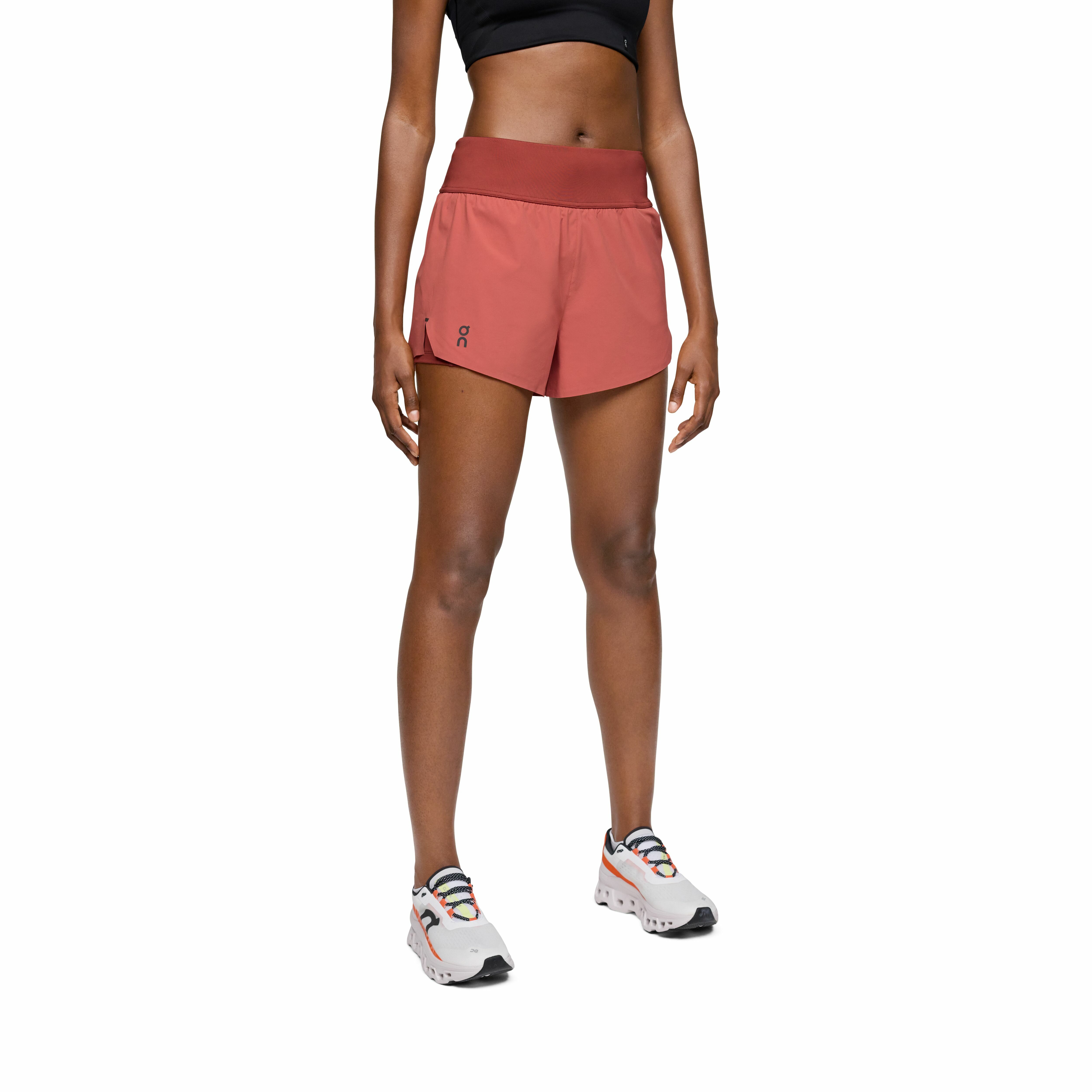 RUN|On Running Shorts - Auburn / Ruby (W) 女裝輕量跑步短褲