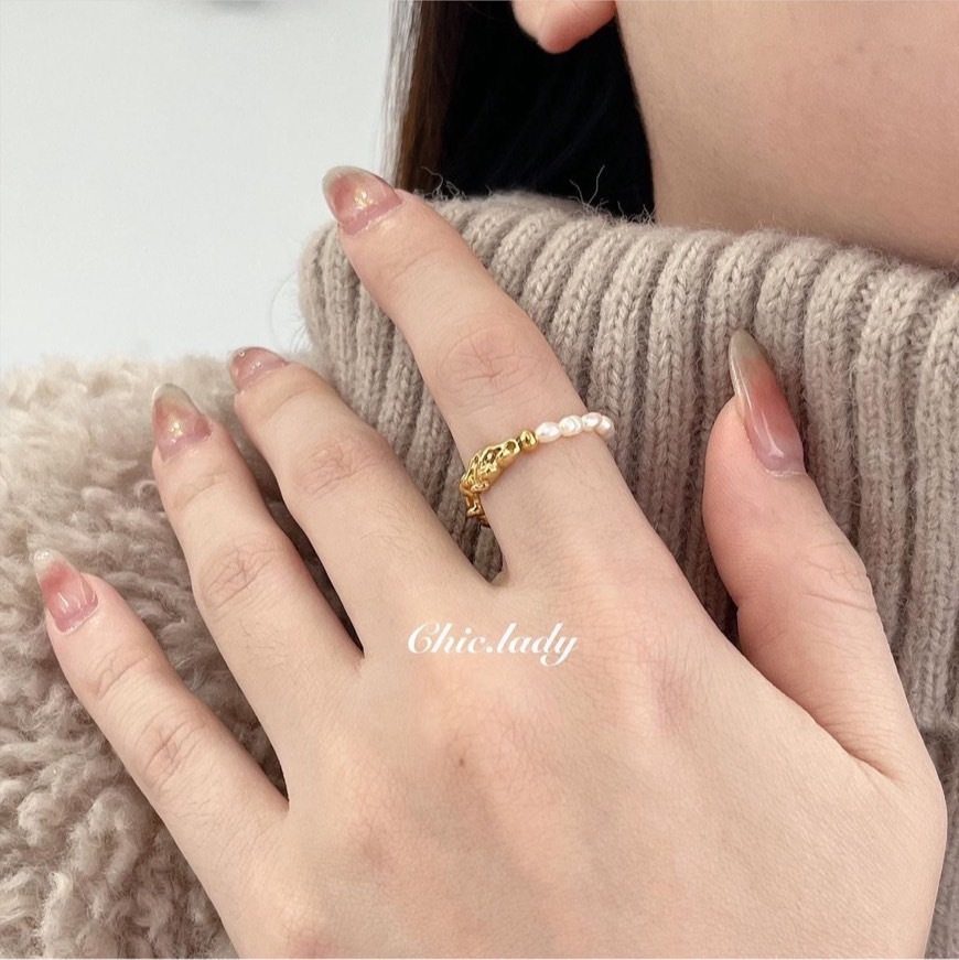 Ring | 拼接熔岩珍珠