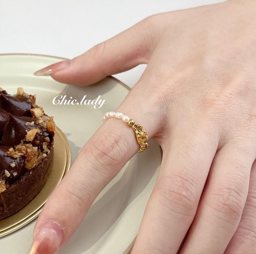 Ring | 拼接熔岩珍珠