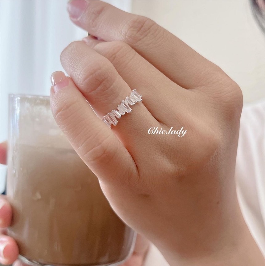 Ring| 不規則排鑽戒