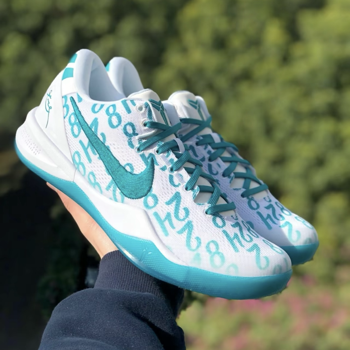 Nike Kobe 8 Protro Radiant Emerald 白綠色 祖母綠 曼巴 簽名 實戰籃球鞋