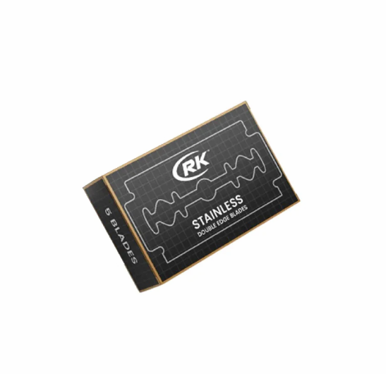 RK Shaving Stainless DE Razor Blades *5 Blades