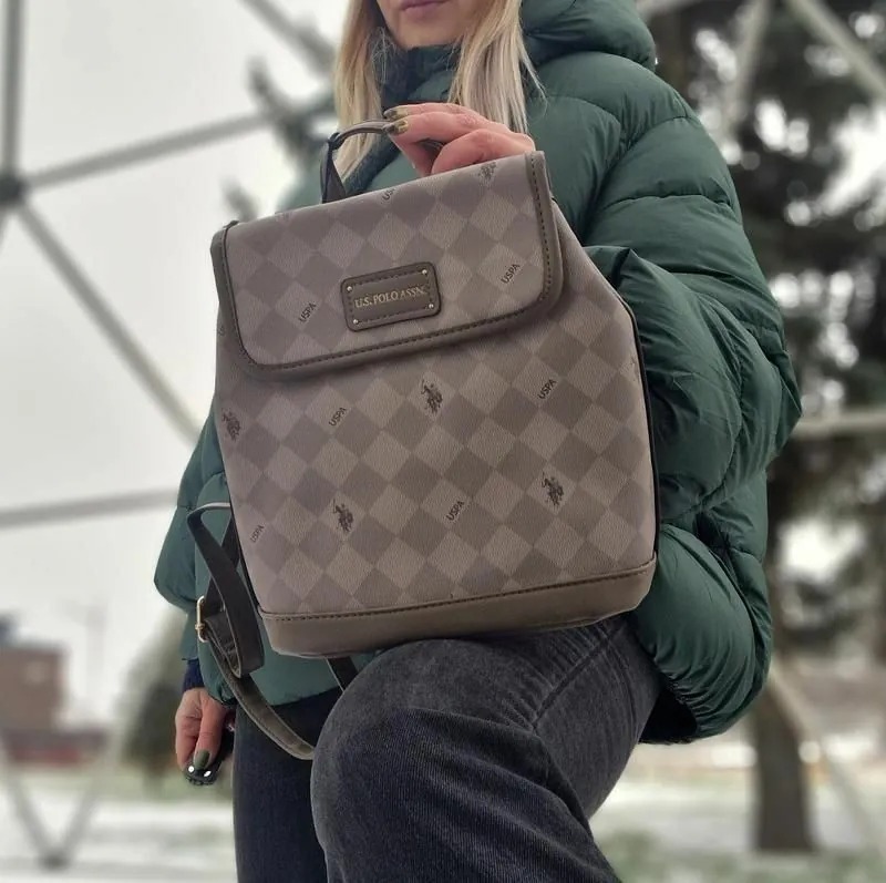 【預購】U.S POLO ASSN K020502 菱格小背包