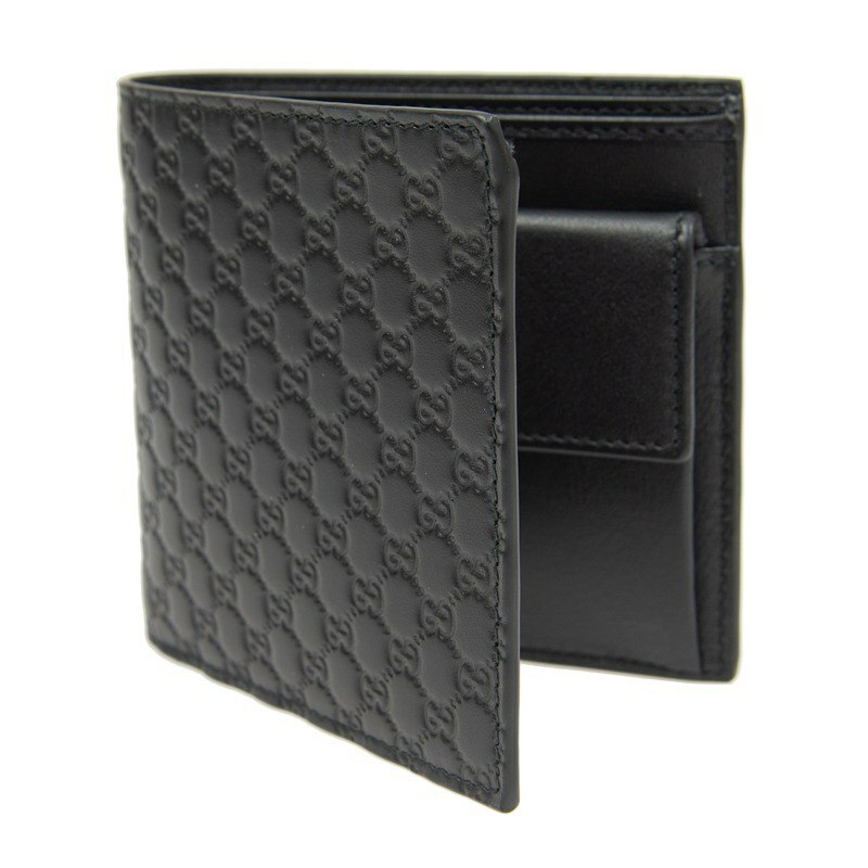 [S] GUCCI MICROGUCCISSIMA SOFT/MARGAUX GG LEATHER WALLET WITH COIN, NAVY, 150413BMJ1N-1000 (SGC57)