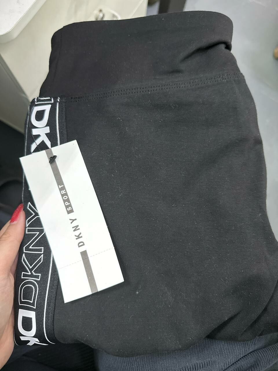 [S] DKNY WOMENS LEGGINGS SLIM FIT,BLACK, 755406918496 (SD829)