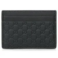 [S] GUCCI MICRO GUCCISSIMA CARD HOLDER,BLACK, 262837BMJ1N-1000 (SGC60)