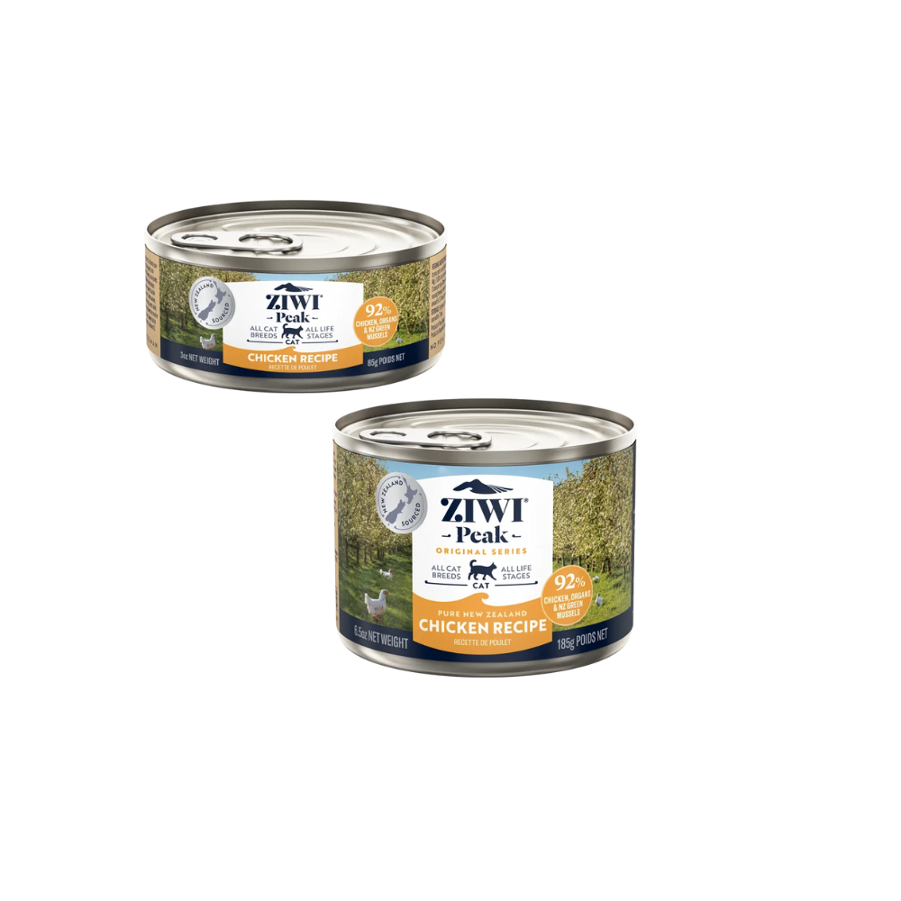 ZiwiPeak-  鮮肉貓罐頭系列 –放養雞配方 (85g x24) (185g x12)