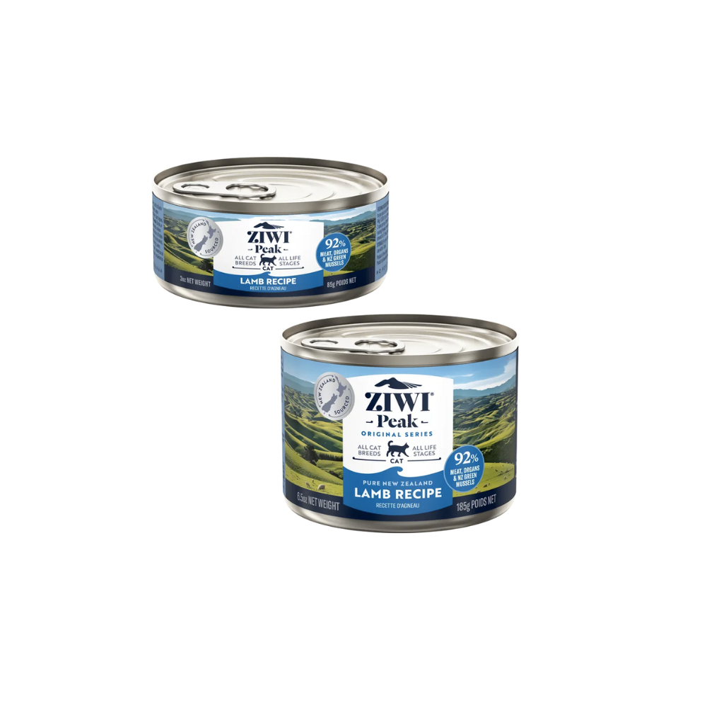 ZiwiPeak - 鮮肉貓罐頭系列 – 羊肉配方 (85g x24) (185g x12)