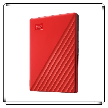 WD 威騰 New My Passport 紅 2.5吋行動硬碟 (WESN)