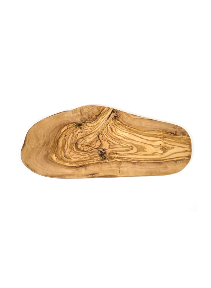 突尼西亞天然橄欖樹木無手柄芝士併盤放置切板 Tunisia Natural Olive Wood Cutting Board 50cm / 件