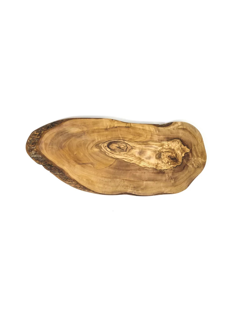 突尼西亞天然橄欖樹木無手柄芝士併盤放置切板 Tunisia Natural Olive Wood Cutting Board 40cm / 件
