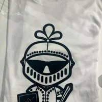 [S] KARL LAGERFELD SIR KARLTOON GRAPHIC TEE,WHITE, LM0G2016-WHT (SKL918)