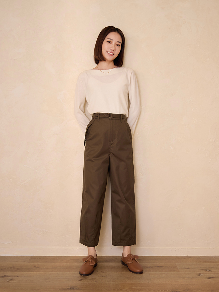 腰間絮語自然寬褲-悄悄話