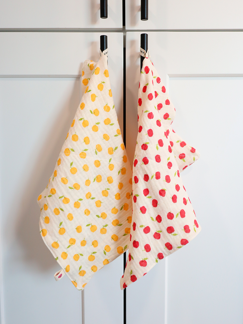 (金老佛爺廚房)富貴蘋安系列抹布 [ 4色 / 大,小 ]