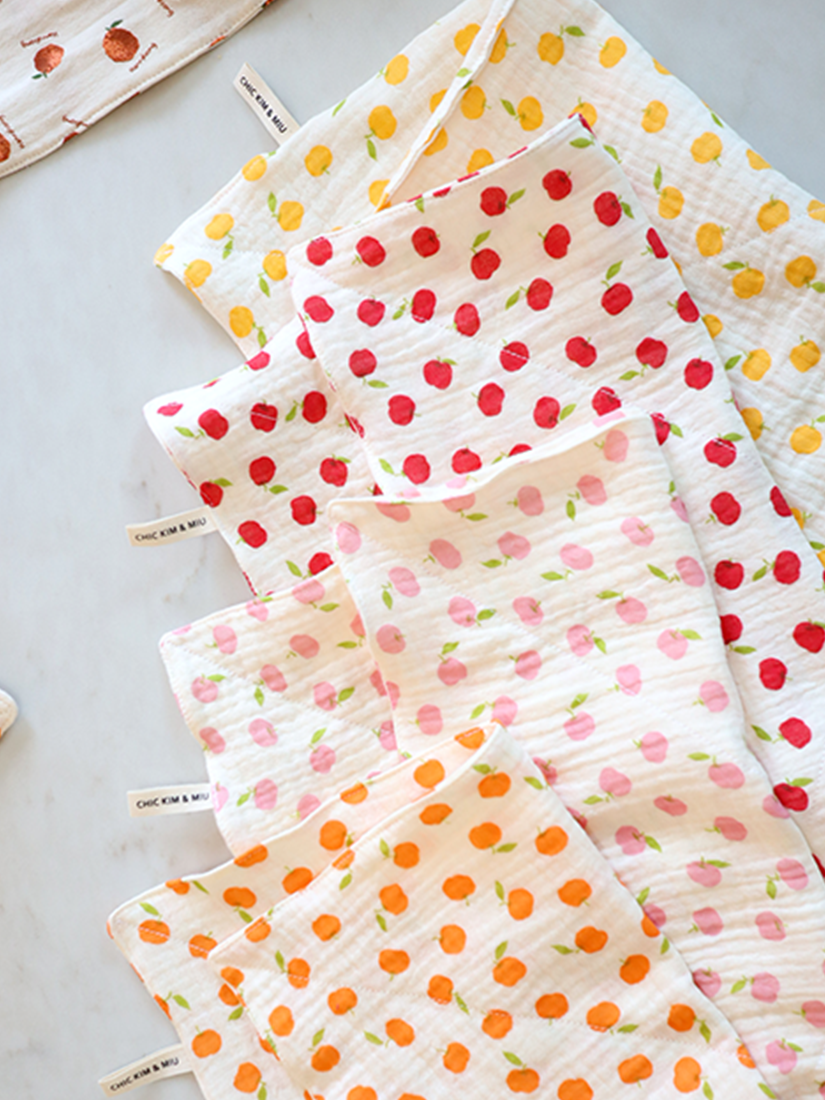 (金老佛爺廚房)富貴蘋安系列抹布 [ 4色 / 大,小 ]