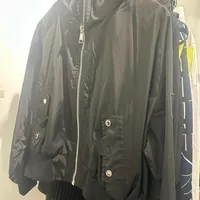 [S] KARL LAGERFELD FULL ZIP JACKET,BLACK, LWOMP540-BLK [FINAL SALE] (SKL923)
