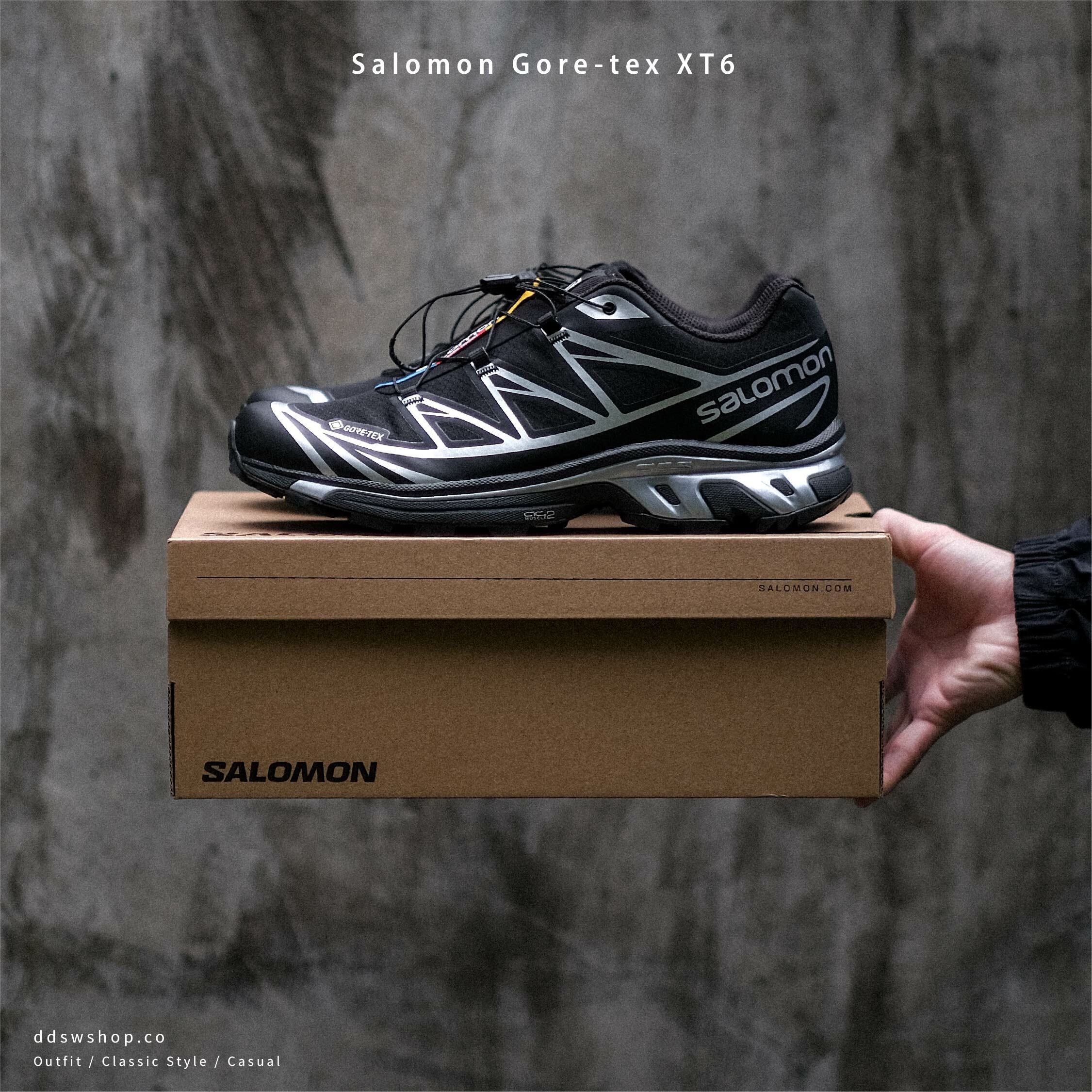 Salomon XT-6 Gore-tex 黑銀配色