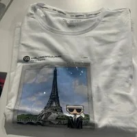 [S] KARL LAGERFELD INSTAGRAM KARL TEE,WHITE, L0WH6014-WHT [FINAL SALE] (SKL930)