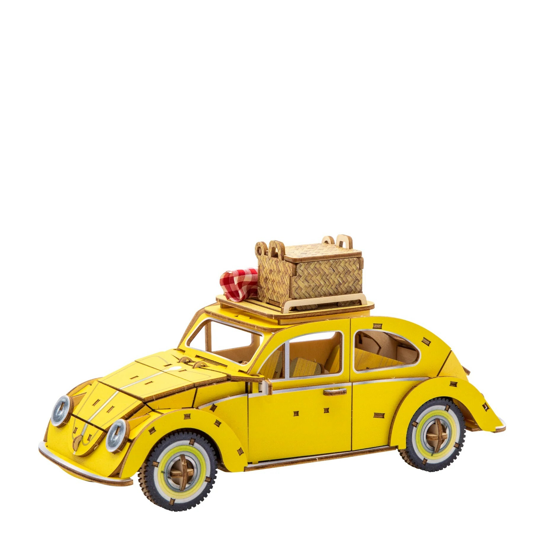 Jigzle Collectible Automobile Series - European Classic Yellow