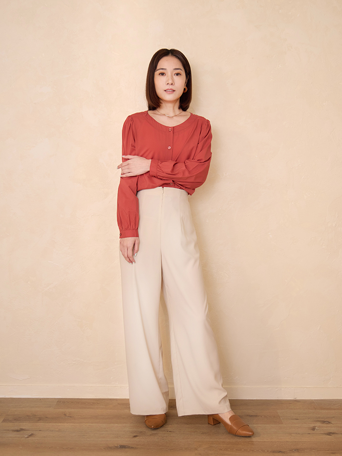 慢慢隱形寬褲-散策