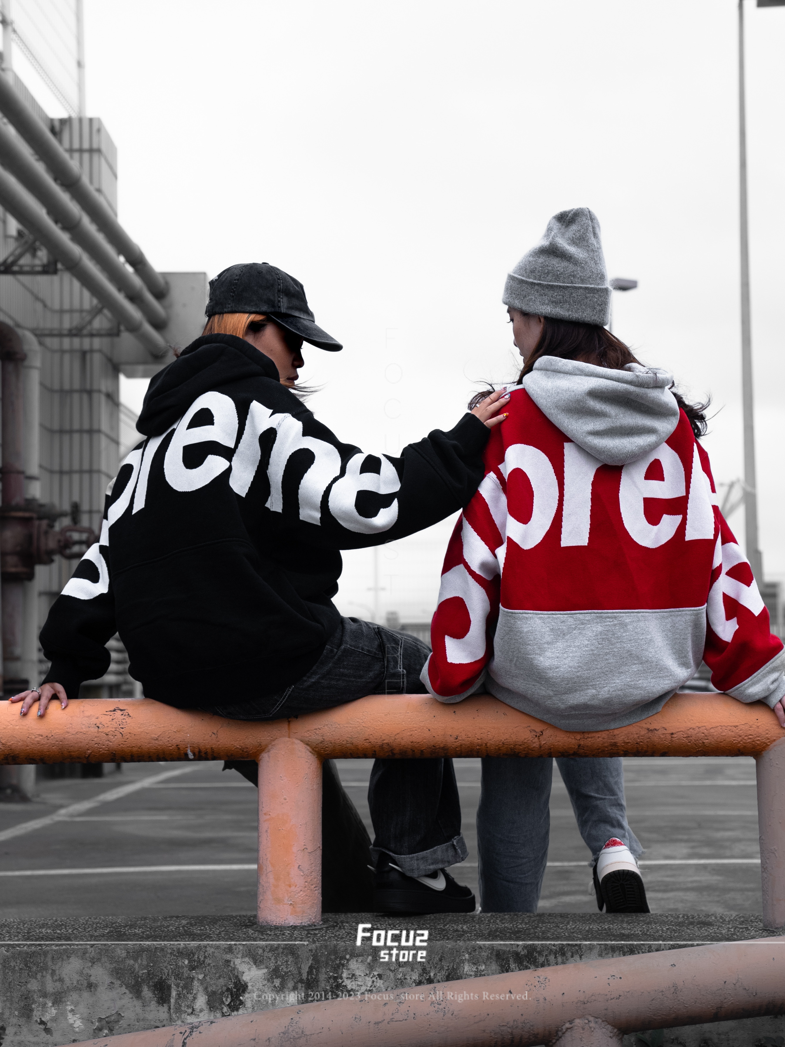 【Focus Store】現貨秒發 Supreme FW23 Week13 Big Logo Jacquard Hooded Sweatshirt 帽T 三色