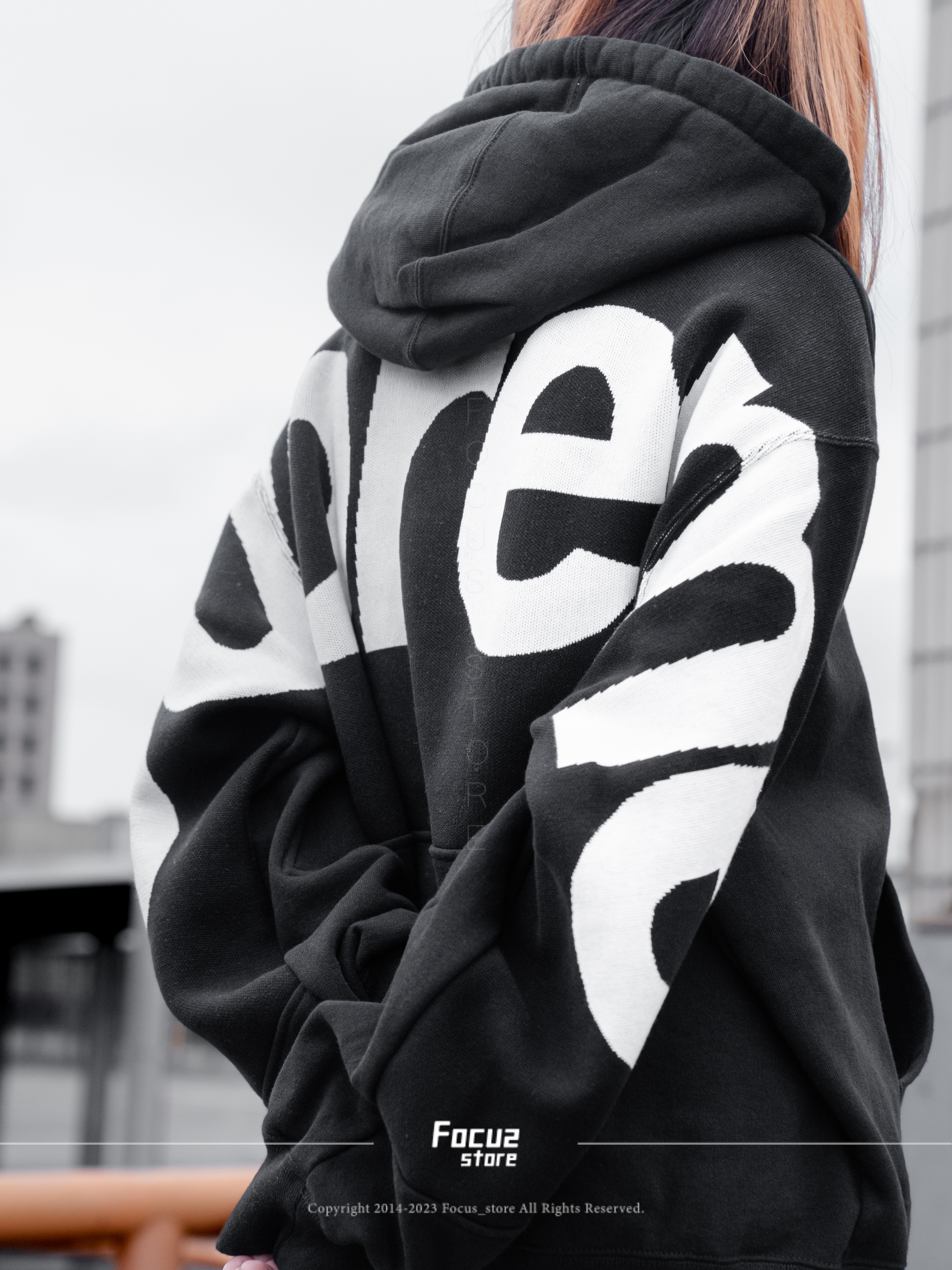 【Focus Store】現貨秒發 Supreme FW23 Week13 Big Logo Jacquard Hooded Sweatshirt 帽T 三色