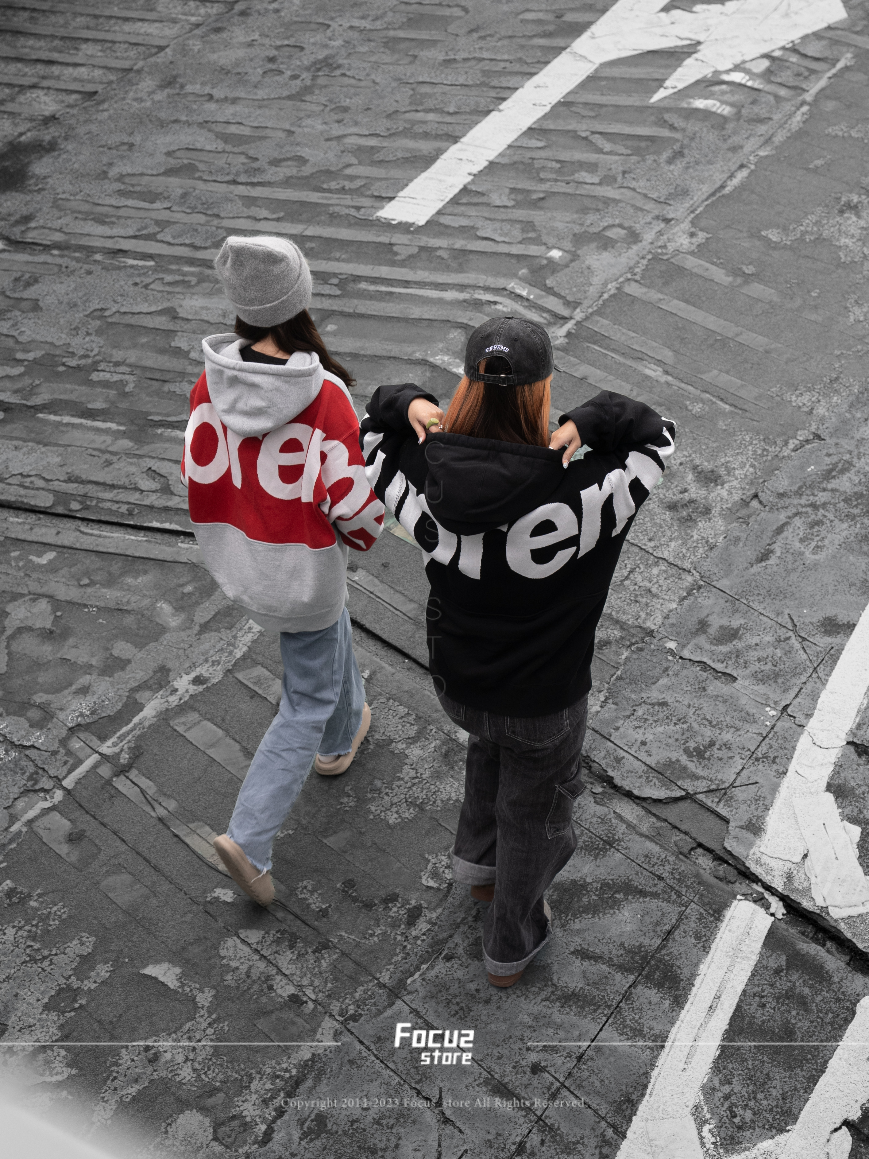 【Focus Store】現貨秒發 Supreme FW23 Week13 Big Logo Jacquard Hooded Sweatshirt 帽T 三色