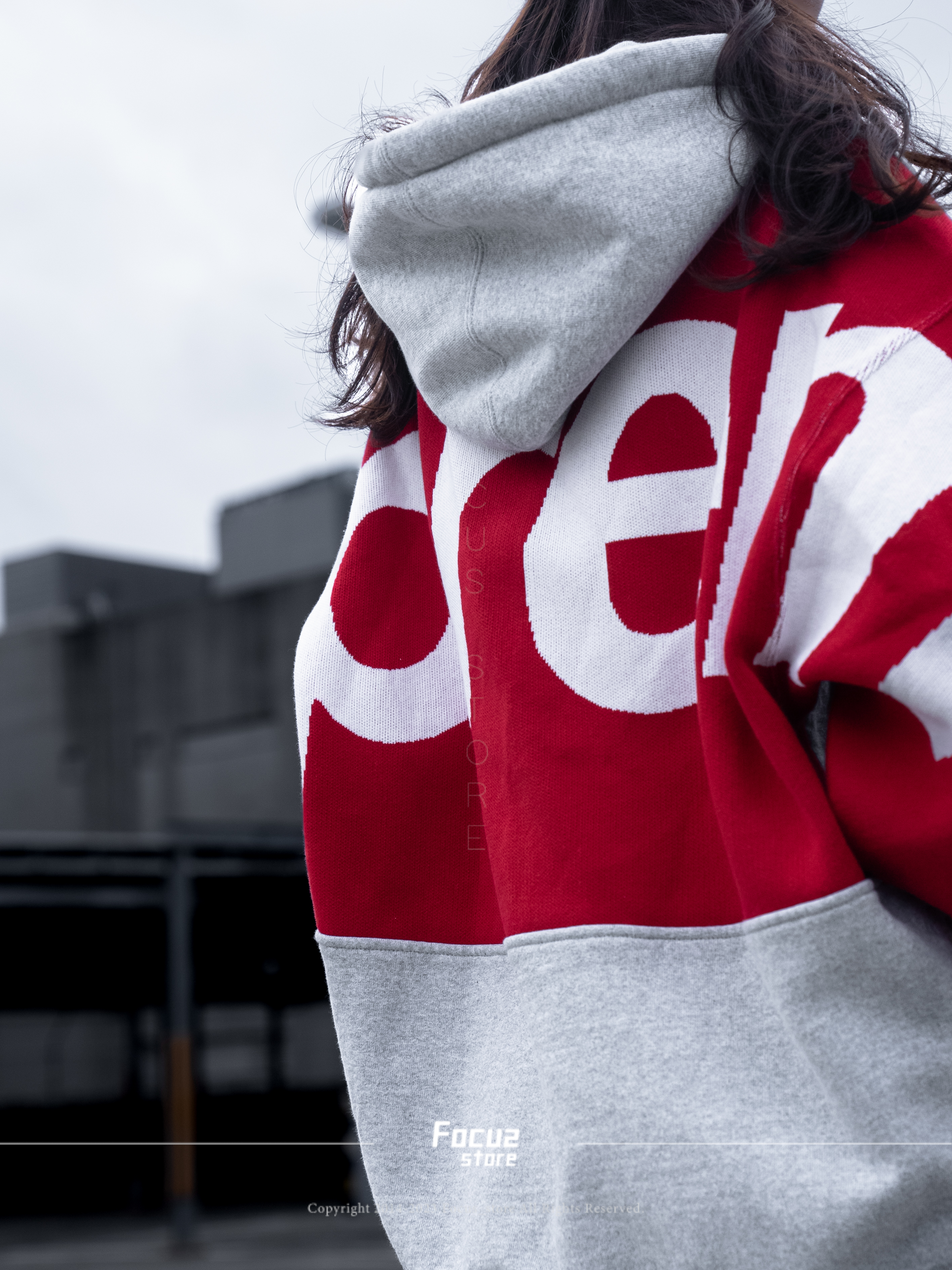 【Focus Store】現貨秒發 Supreme FW23 Week13 Big Logo Jacquard Hooded Sweatshirt 帽T 三色