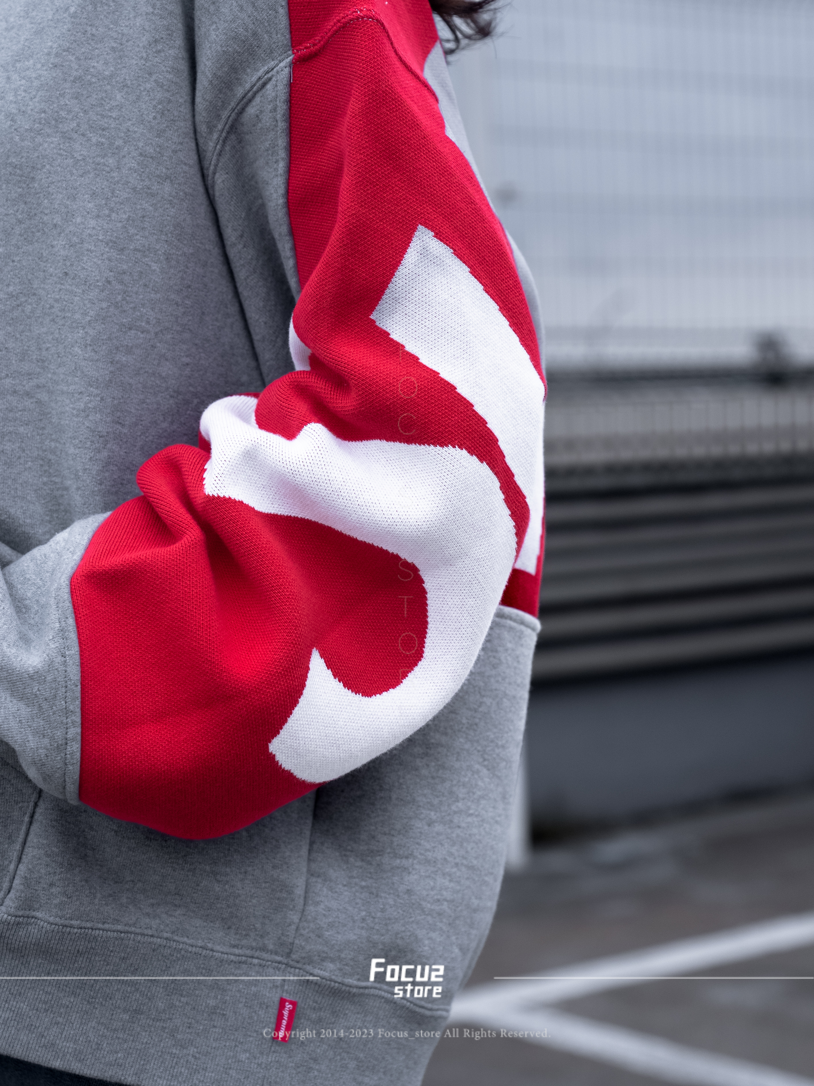 【Focus Store】現貨秒發 Supreme FW23 Week13 Big Logo Jacquard Hooded Sweatshirt 帽T 三色