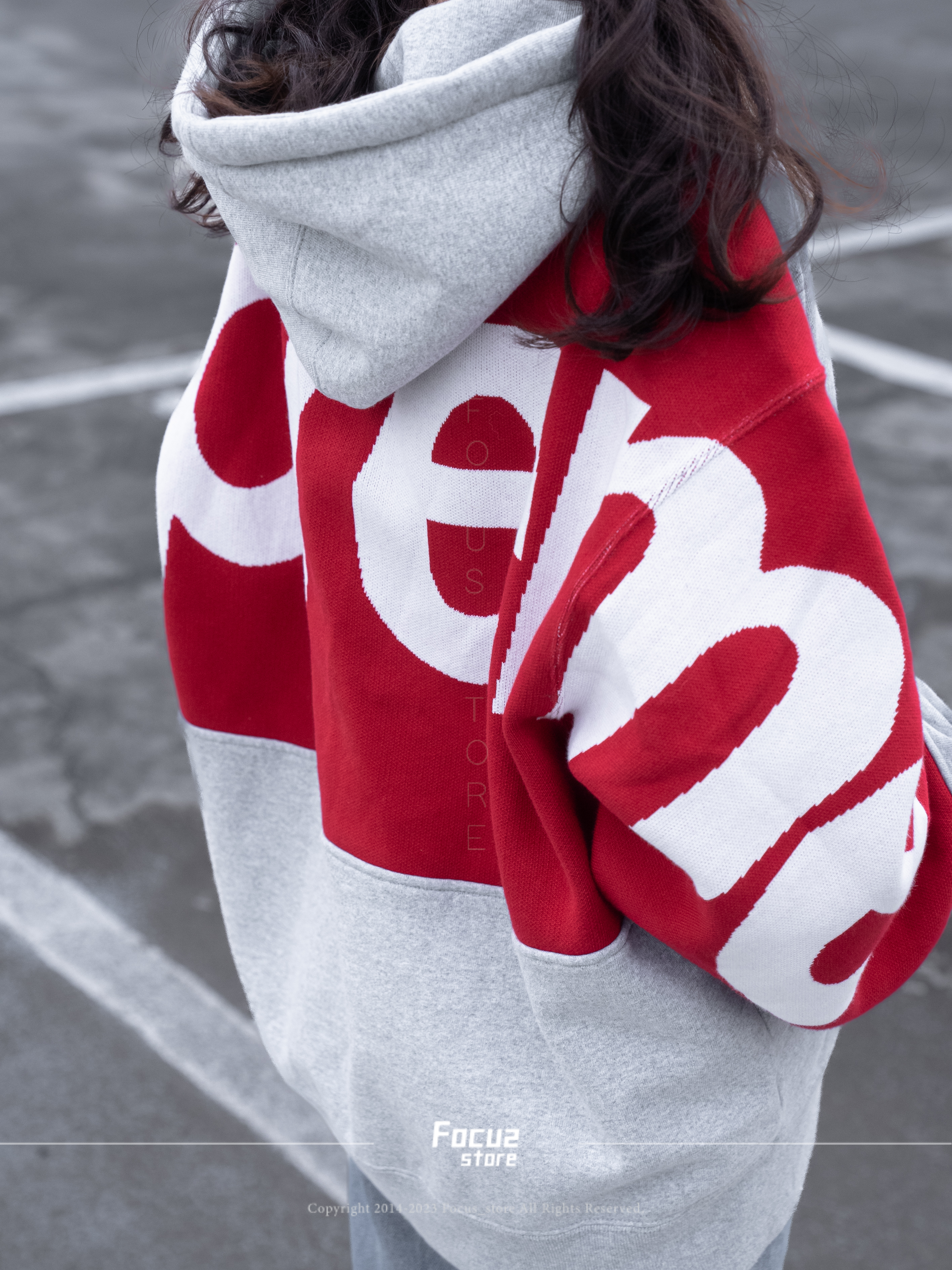 【Focus Store】現貨秒發 Supreme FW23 Week13 Big Logo Jacquard Hooded Sweatshirt 帽T 三色