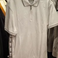 [S] DKNY QUARTER ZIP SPORT POLO,WHITE, M2361123-WHT (SD833)