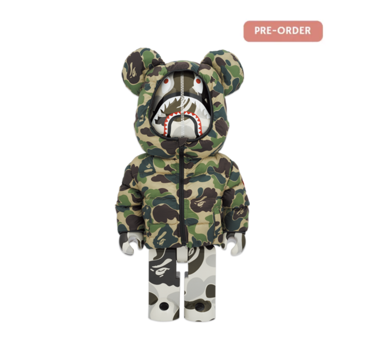 BE@RBRICK BAPE(R) × CANADA GOOSE SHARK 1000％