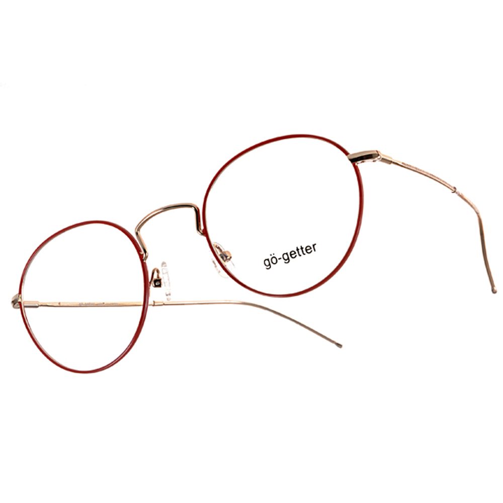 【Go-Getter】GO2020 (兩色) 文青風熱銷圓框光學眼鏡