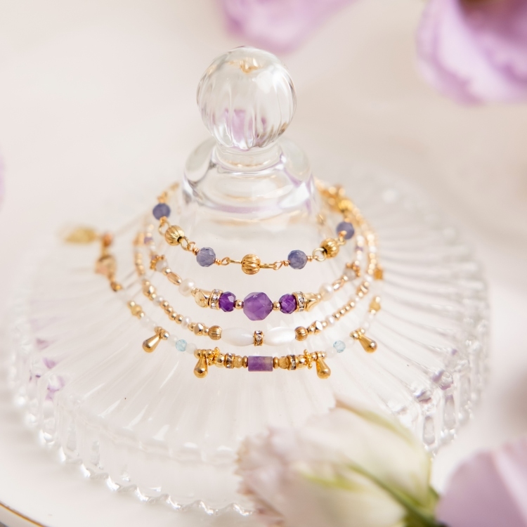 《官網限定》浪漫相遇 – 堇青石 – 手鍊