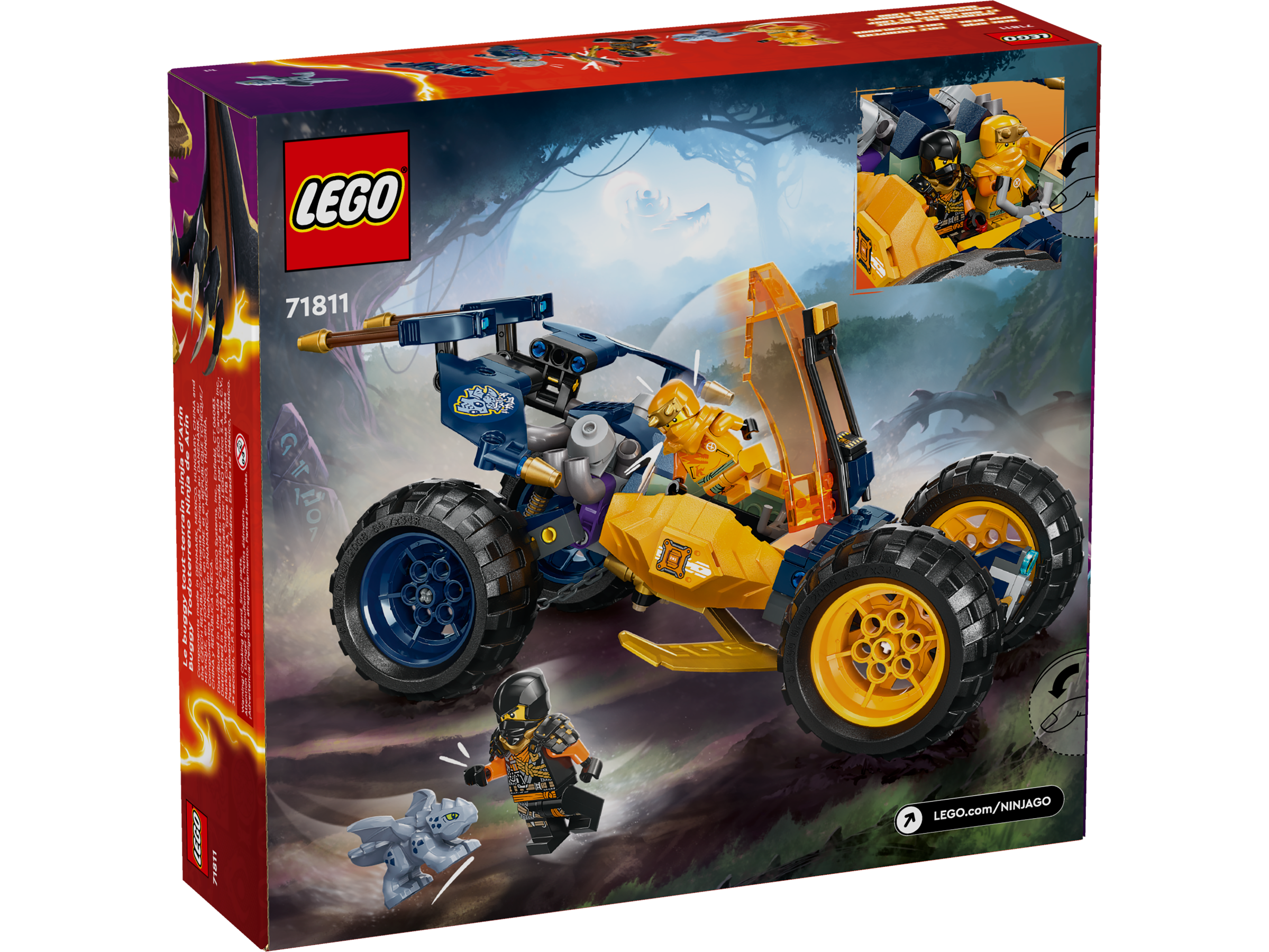 LEGO® 71811 NINJAGO® : Arin's Ninja Off-Road Buggy Car