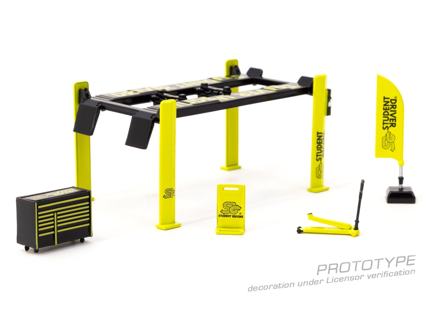 Tarmac Works 1/64 Garage tools set Student Driver