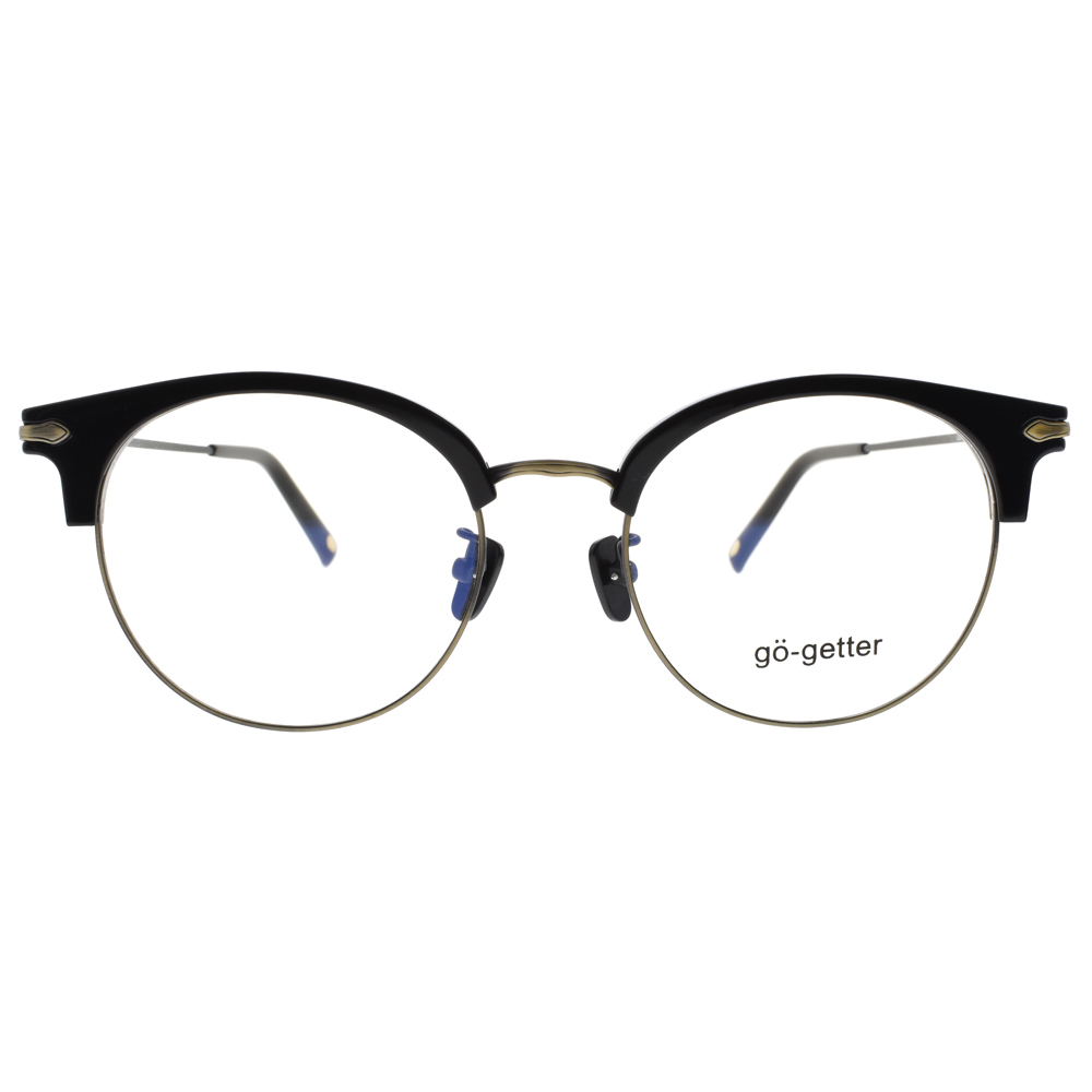 【Go-Getter】GO3020 C01 韓系復古眉型圓框光學眼鏡