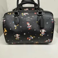 [S] COACH CM849 DISNEY ROWAN SHL,QB/BLACK MULTI, 196395101382 (SCO684)