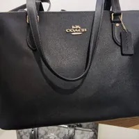 [S] COACH CH285 LEATHER TOTE ,IM/MIDNIGHT, 195031870484 (SCO683)