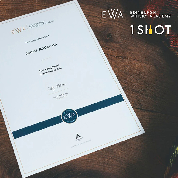 EWA在台灣推出烈酒琴酒認證教學課程