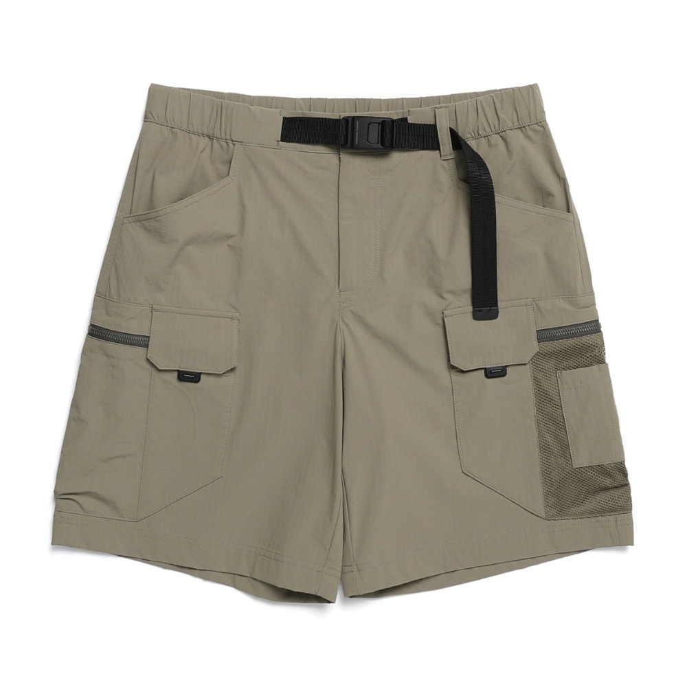 Men's FIELD Cargo Pocket Short Pants - LICHEN KHAKI