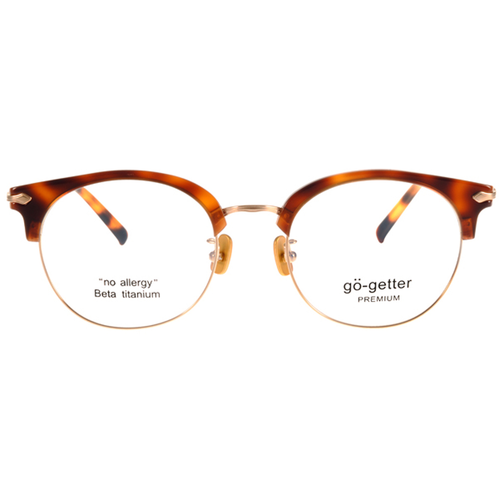 【Go-Getter】GO5001 C03 韓系潮流眉型圓框光學眼鏡